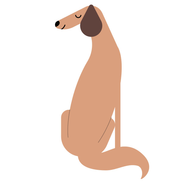 灰狗平插图图片下载