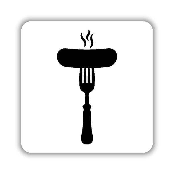 香肠黑色矢量图标图片下载