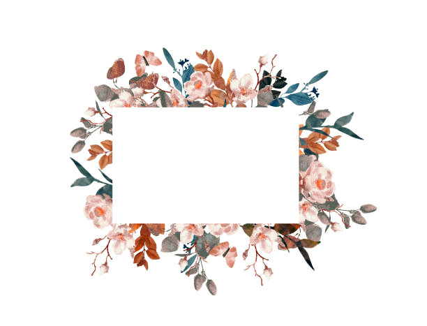 手绘水彩花圈在白色的背景。花环，花架，水彩花，牡丹和玫瑰，插图手绘。孤立在白色背景上。图片下载