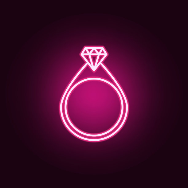 环氖图标。珠宝系列元素。简单的图标为网站，网页设计，移动应用程序，信息图形图片下载