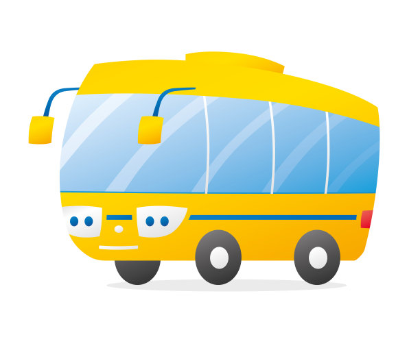 黄色的公共汽车图片下载