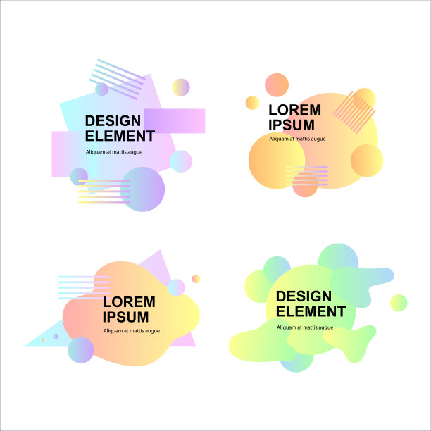 现代梯度抽象背景设置图形形状。图片下载