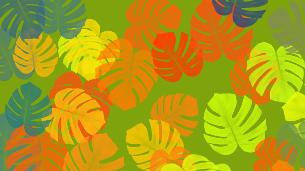 怪兽色彩抽象艺术背景图片下载