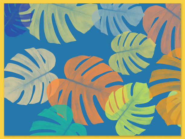 怪兽色彩抽象艺术背景图片下载