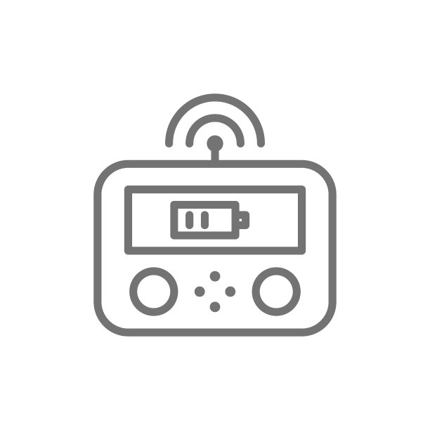 遥控无人机控制器，游戏手柄，控制面板线条图标。图片下载
