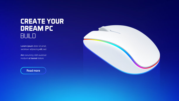 游戏RGB led电脑鼠标图片下载