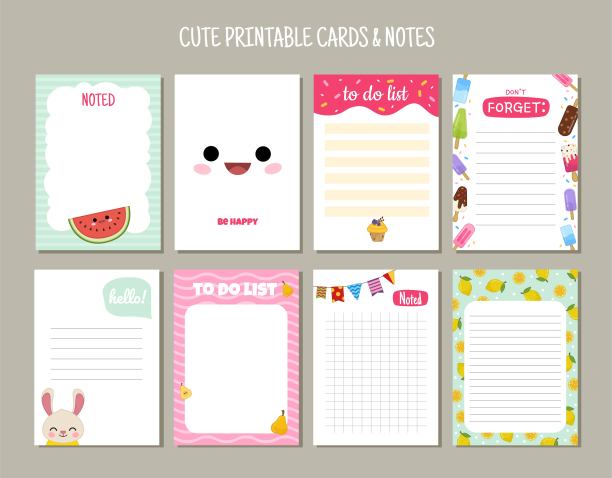 笔记本矢量卡图片下载