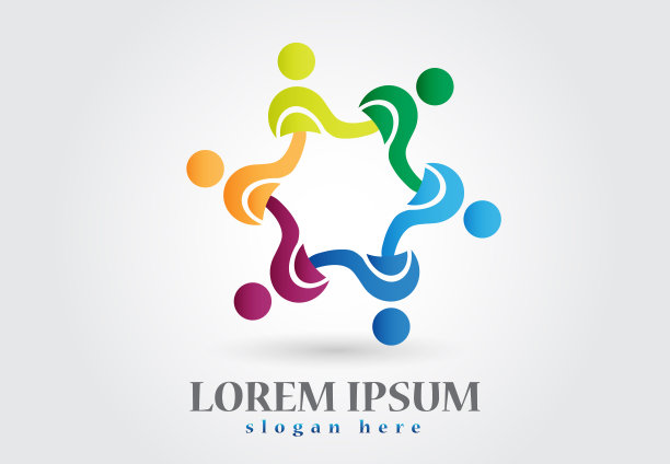 团队业务人员帮助图标矢量图片下载