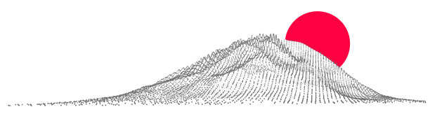 富士日本山最小颜色向量背景图片下载