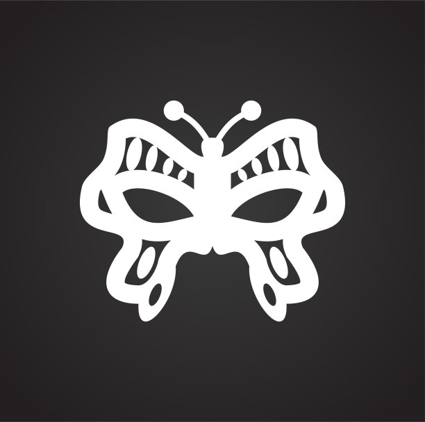 遮罩图标的背景图形和网页设计。简单的矢量信号。网站按钮或手机应用的互联网概念符号。图片下载