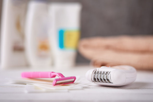 脱毛，剃须刀和蜡条图片下载