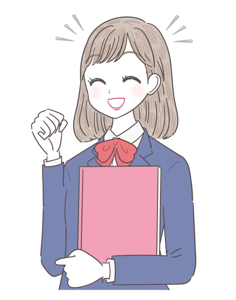 一个高中女孩是快乐的图片下载