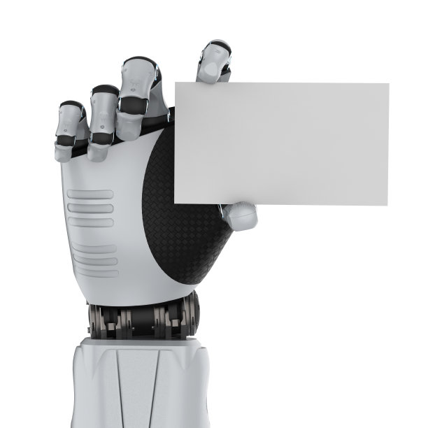 机器人的空白名片图片下载