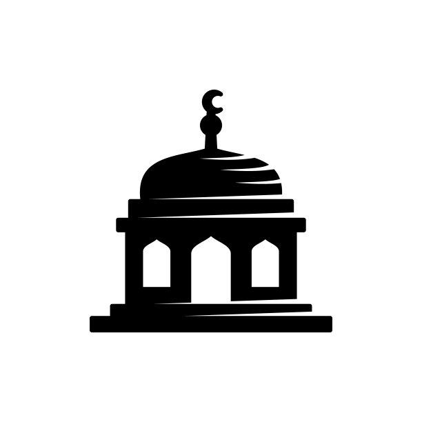 清真寺图标矢量插图设计模板图片下载
