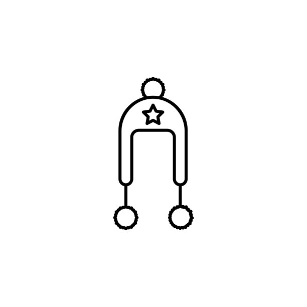 帽子图标。符号和符号可以用于网页，标志，手机应用程序，UI，用户体验图片下载