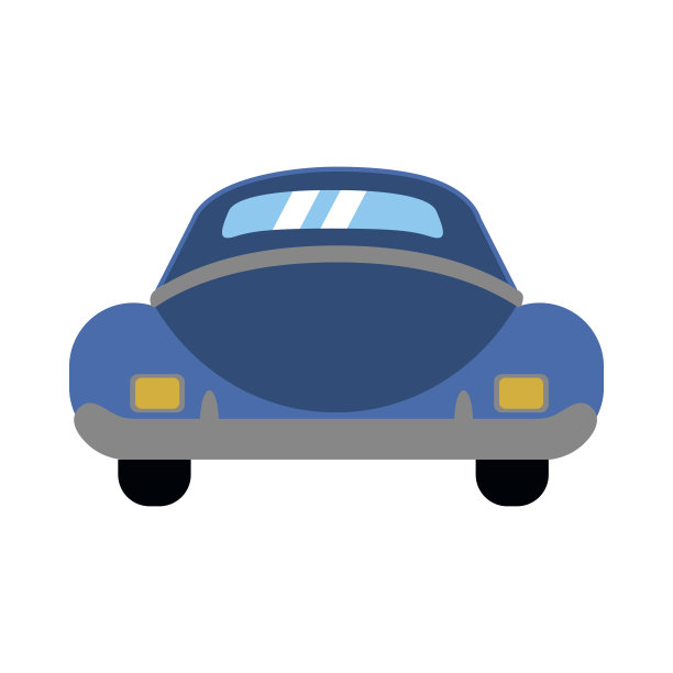 一辆老爷车的后视图图片下载