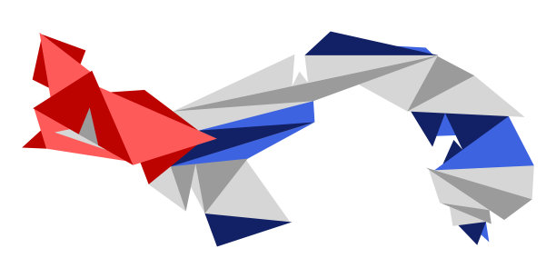 低保利风格的地图古巴图片下载