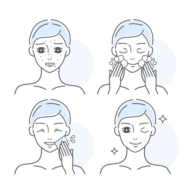 痤疮治疗前后图片下载