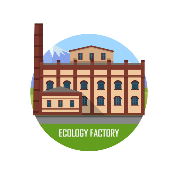 生态工厂图标图片下载