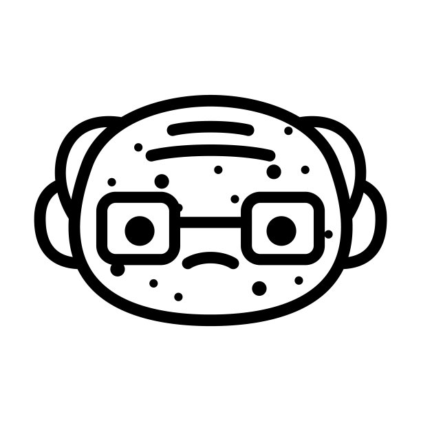 卡通可爱的水痘表情符号图片下载