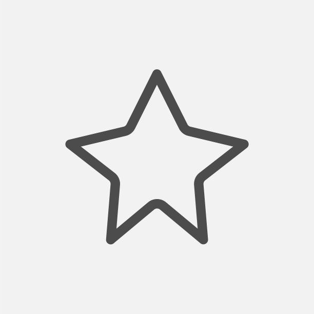 星形图标孤立在白色背景上。矢量插图。图片下载