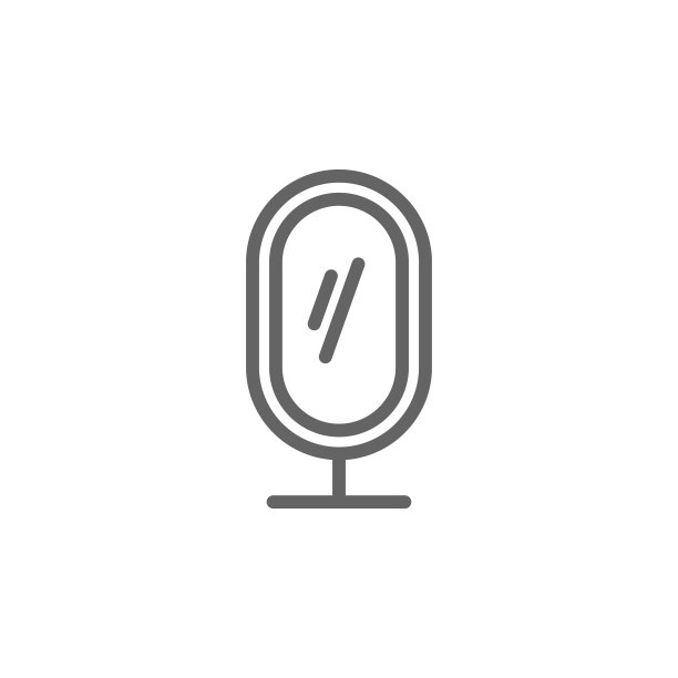 母亲节镜像轮廓图标。元素的母亲节插图图标。符号和符号可以用于网页，标志，手机应用程序，UI，用户体验图片下载