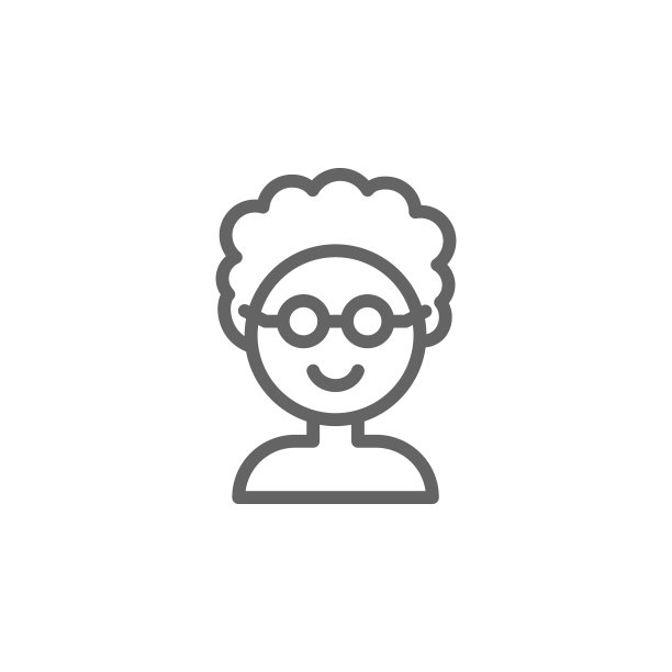 母亲节祖母轮廓图标。元素的母亲节插图图标。符号和符号可以用于网页，标志，手机应用程序，UI，用户体验图片下载