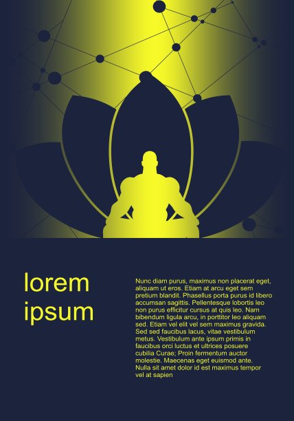 肌肉发达的男人冥想。图片下载