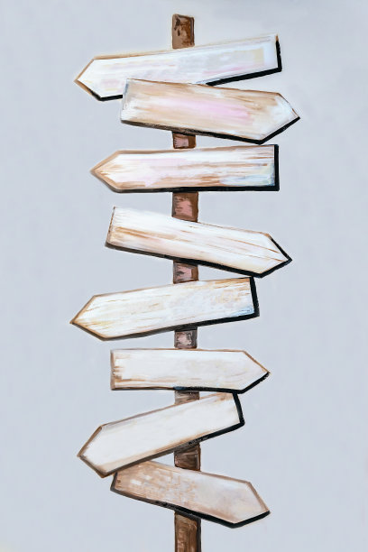 带有箭头的路标图片下载