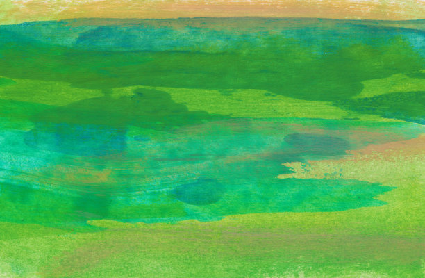 用绿色和黄色笔触图片下载