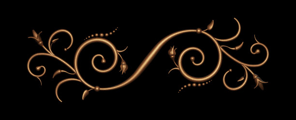 独特的三维页面分隔和装饰设计元素系列图片下载