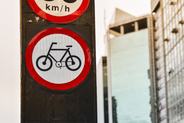 圣保罗自行车道标志图片下载