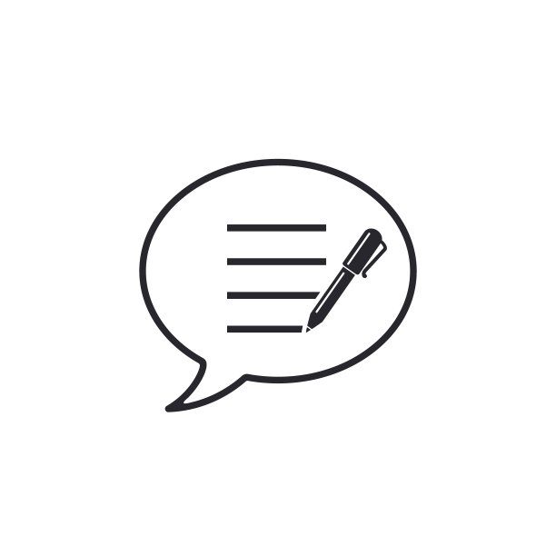 语音气泡和钢笔图标，添加或创建新的消息，矢量插图图片下载