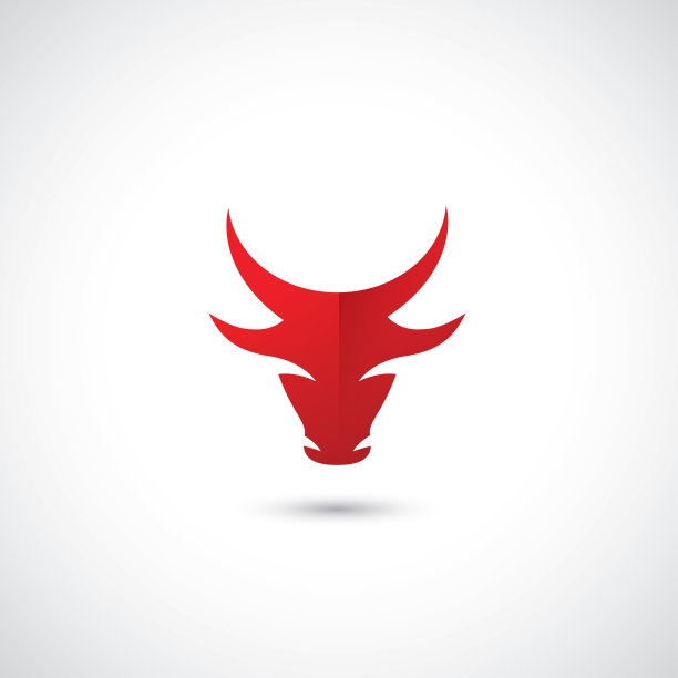 牛符号-矢量插图图片下载