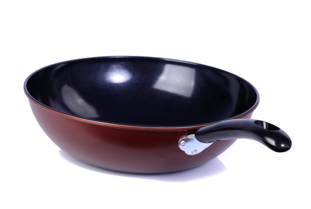 亚洲锅孤立在白色背景图片下载