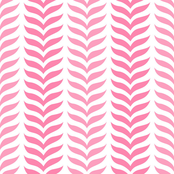 无缝隙叶条纹图案。简单的有机花卉装饰。图片下载