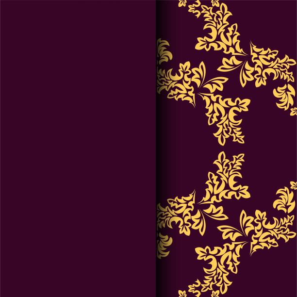 请柬和贺卡，古老的巴洛克风格的栅栏，复古的框架。图片下载