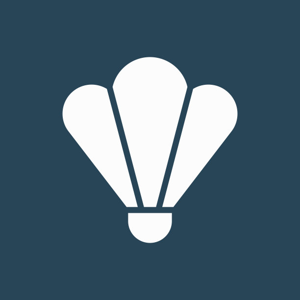 剪影图标网球羽毛球图片下载