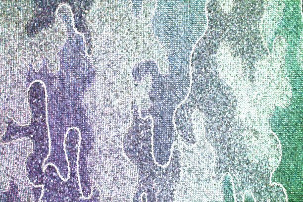 图案的荧光点，纹理的霓虹灯像素，抽象的背景。图片下载