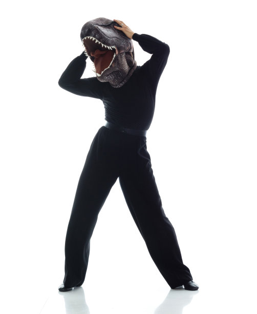 雄性恐龙交际舞图片下载