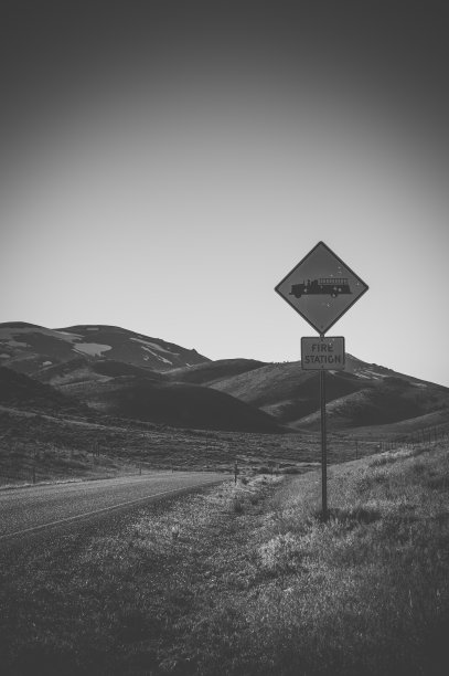 道路标志板图片下载