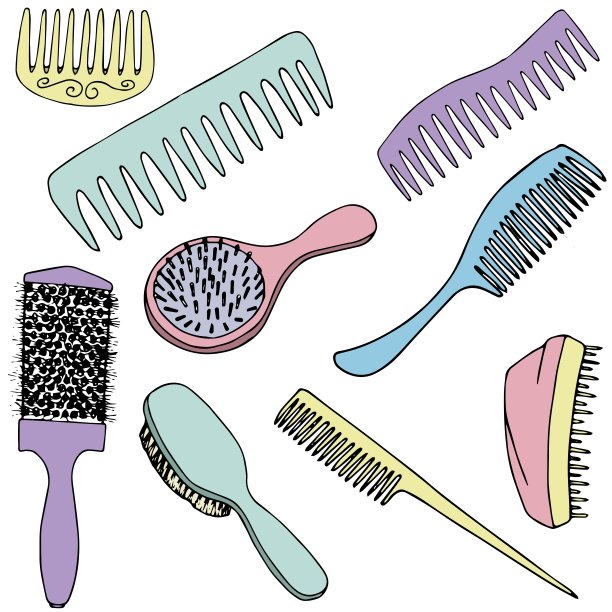 梳头用的梳子图片下载