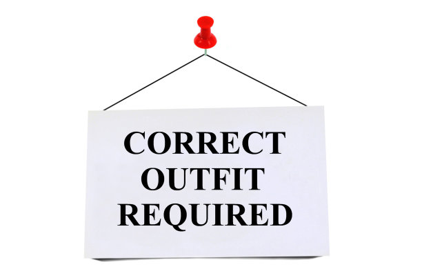 正确的服装要求图片下载