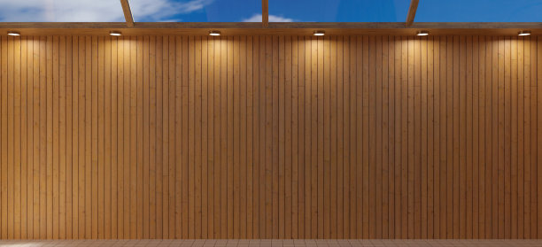 带灯光的木质背景图片下载