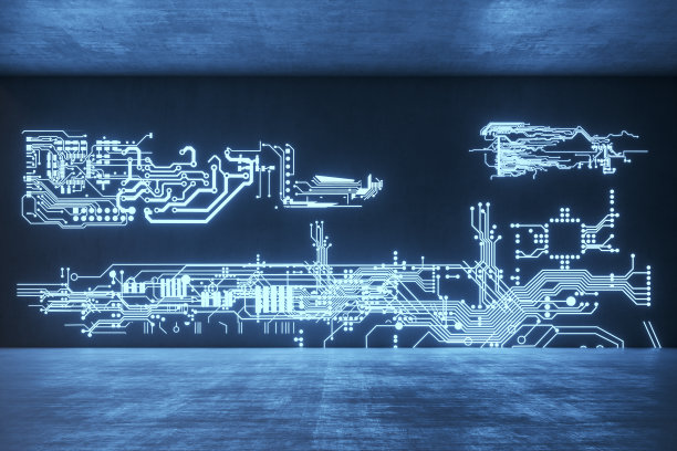 未来的地下混凝土通道图片下载