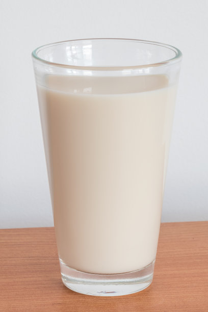 一杯生物豆奶。图片下载