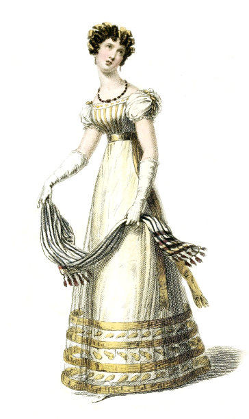 穿着旧式服装的女人图片下载