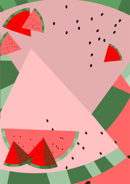 西瓜肉。新潮的平面设计旗帜，海报，卡片，封面，邀请，海报，宣传册，传单图片下载