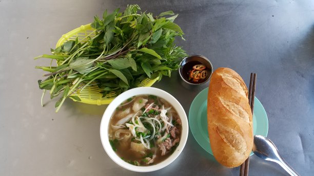 越南河粉,面包图片下载