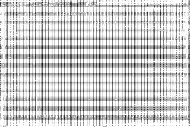 白色背景上的黑线、刮痕、点的纹理。图片下载
